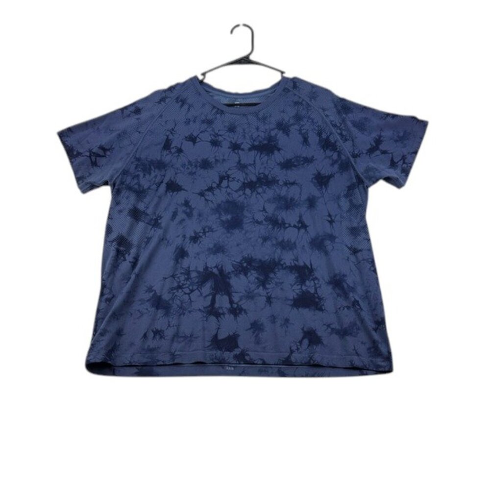 All in Motion Top Men's Size XL Blue Tie-Dye Athletic